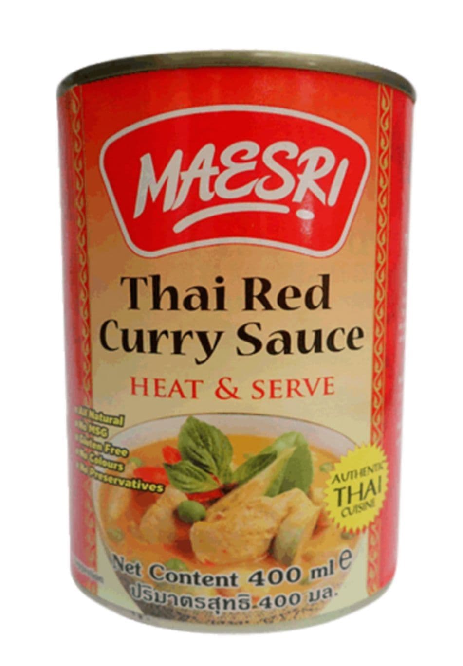 Maesri Thai Red Curry Sauce Buy Online at The Asian Cookshop