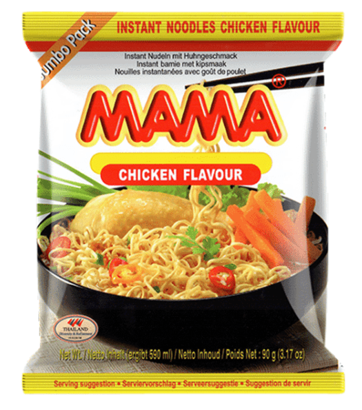Mama Chicken Flavour Instant Noodles (Jumbo Pack) | Buy Online at the Asian Cookshop