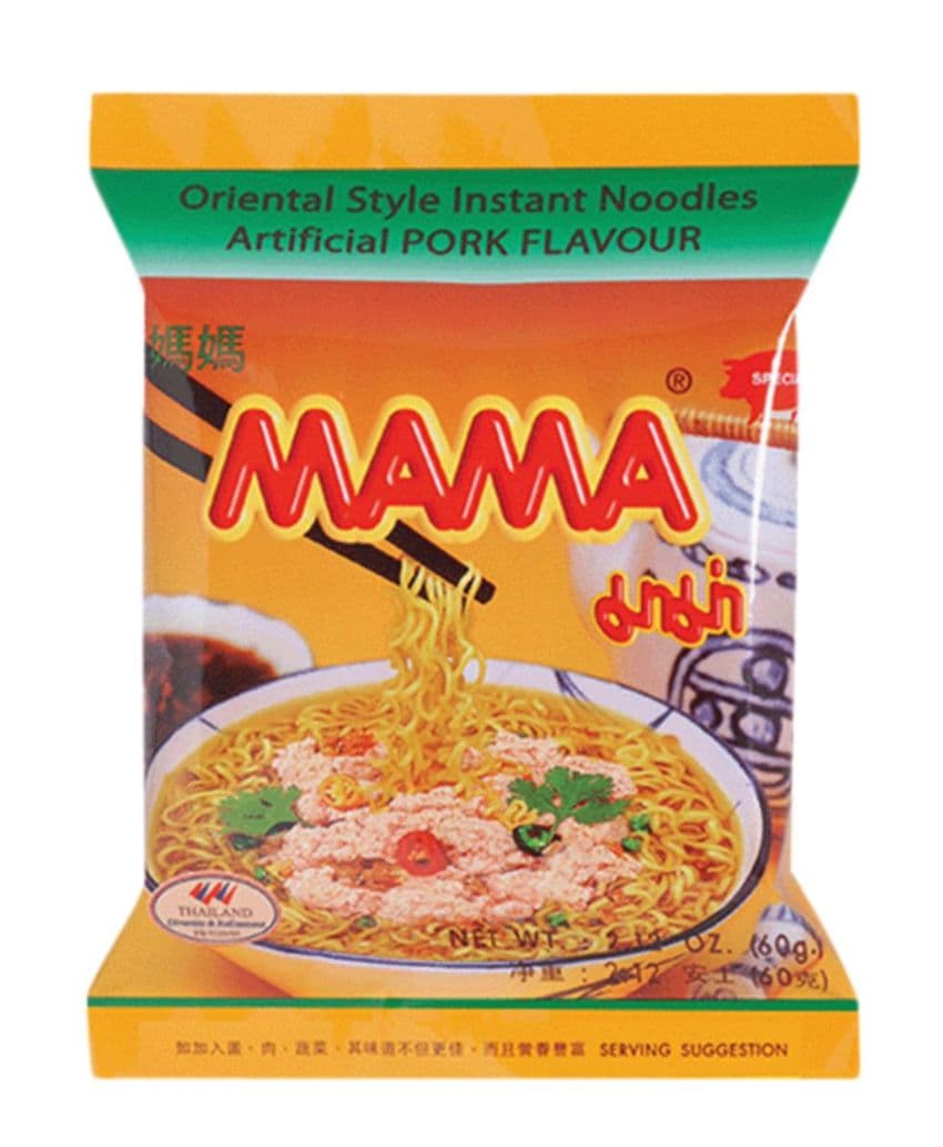 Mama Pork Flavour Instant Noodles | Buy Online at the Asian Cookshop