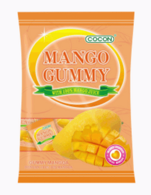 Mango Gummy Jelly Sweets (With Fruit Juice) by Cocon