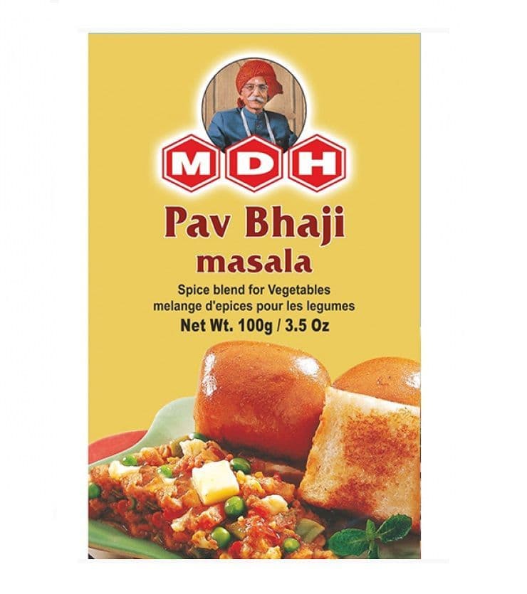 MDH Pav Bhaji Masala (Pau Spices for Vegetables) | Buy Online at The Asian Cookshop.