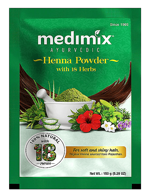 Medimix Henna Powder (with 18 herbs) | Buy Online at the Asian Cookshop