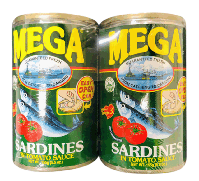 Mega Sardines (2pack) (in tomato sauce) | Buy Online at the Asian Cook Shop