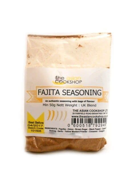 Mexican Style Fajita Seasoning | Buy Online at the Asian Cookshop