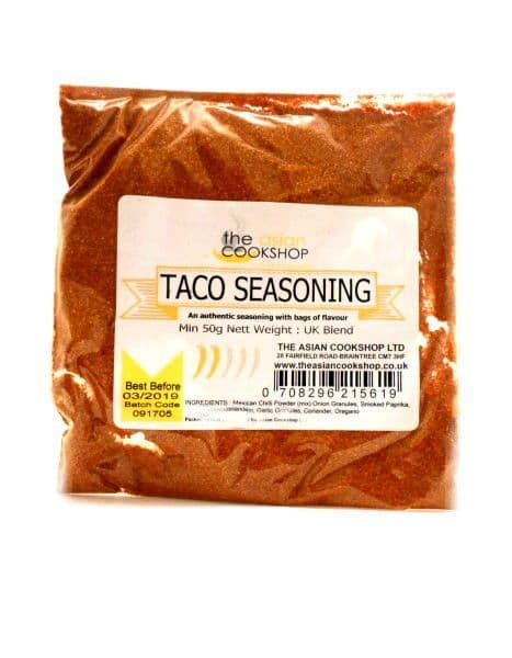 Mexican Style Taco Seasoning | Buy Online at the Asian Cookshop