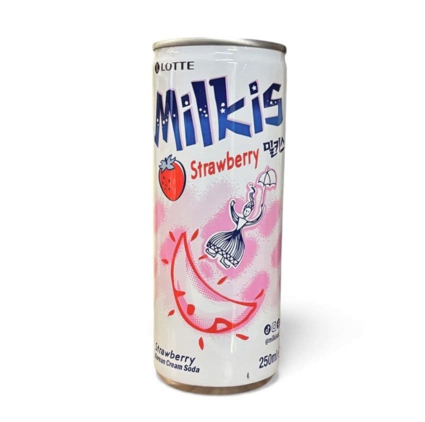 Milkis Strawberry Korean Cream Soda | Buy Online at the Asian Cookshop