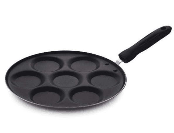 Mini Uttapam Nonstick Tawa (Tava Pan with 7 Compartments) | Buy Online at The Asian Cookshop