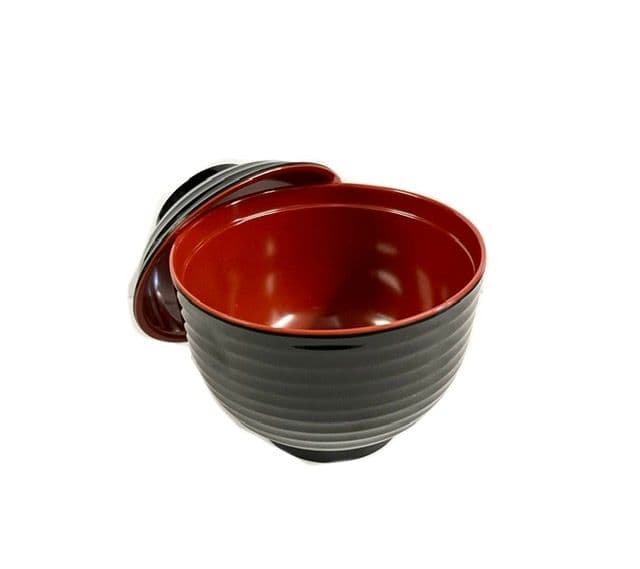 Miso Soup Bowl With Lid (Melamine) Buy Online at the Asian