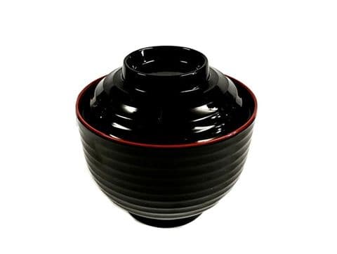 Miso Soup Bowl With Lid (Melamine)