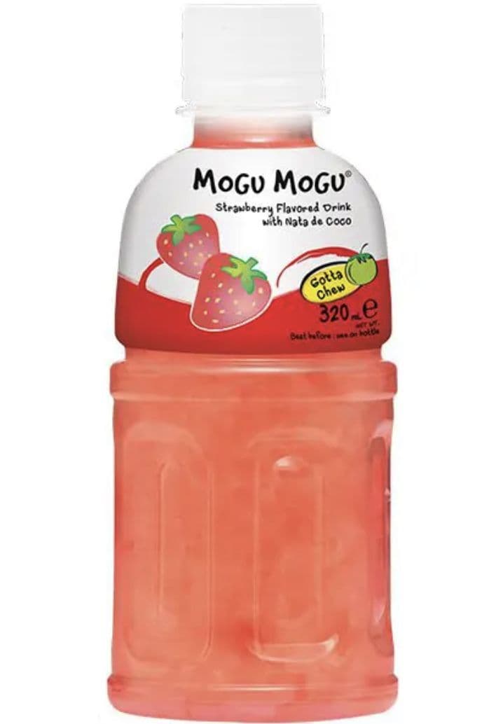 Mogu Mogu (Strawberry) (with Nata de Coco) | Buy Online at the Asian Cookshop