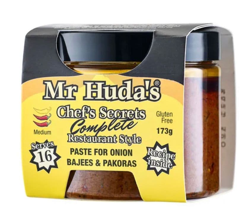 Mr Huda’s Paste for making Onion Bajee & Pakora’s | Buy Online at The Asian Cookshop.