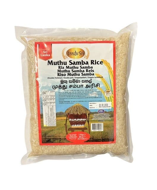 Muthu Samba Rice 1KG | Buy Online at the Asian Cookshop