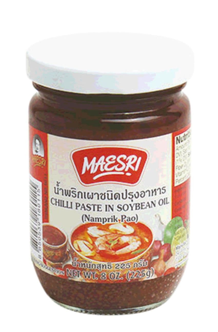 Nam Prik Pao (Chilli Paste in Soya Bean Oil) | Buy Online at The Asian Cookshop.