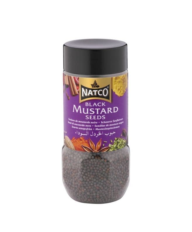 Natco Black Mustard Seeds [Jar] | Buy Online at the Asian Cookshop