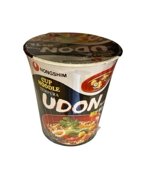 Nongshim Cup Tempura Udon (with Fish Cake)