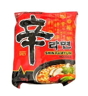 Nongshim Shin Ramyun Noodle (Ramen) (Gourmet Spicy Instant Noodles)