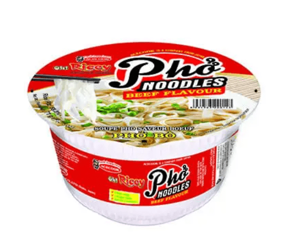 Oh! Ricey Pho Bo (Beef) Instant Rice Noodles Bowl | Buy Online at the Asian Cookshop