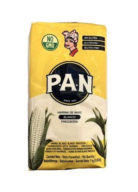 PAN Harina Blanca (White Pre-Cooked Cornmeal)