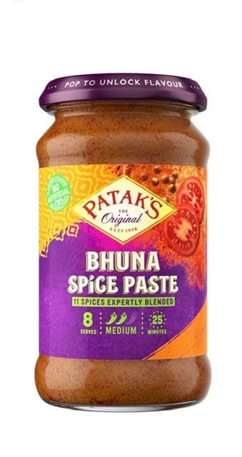 Pataks Bhuna Spice Paste | Buy Online at The Asian Cookshop.
