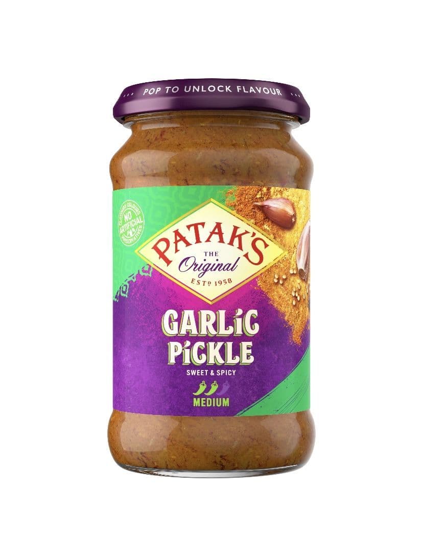 Pataks Garlic Pickle | Buy Online at The Asian Cookshop.