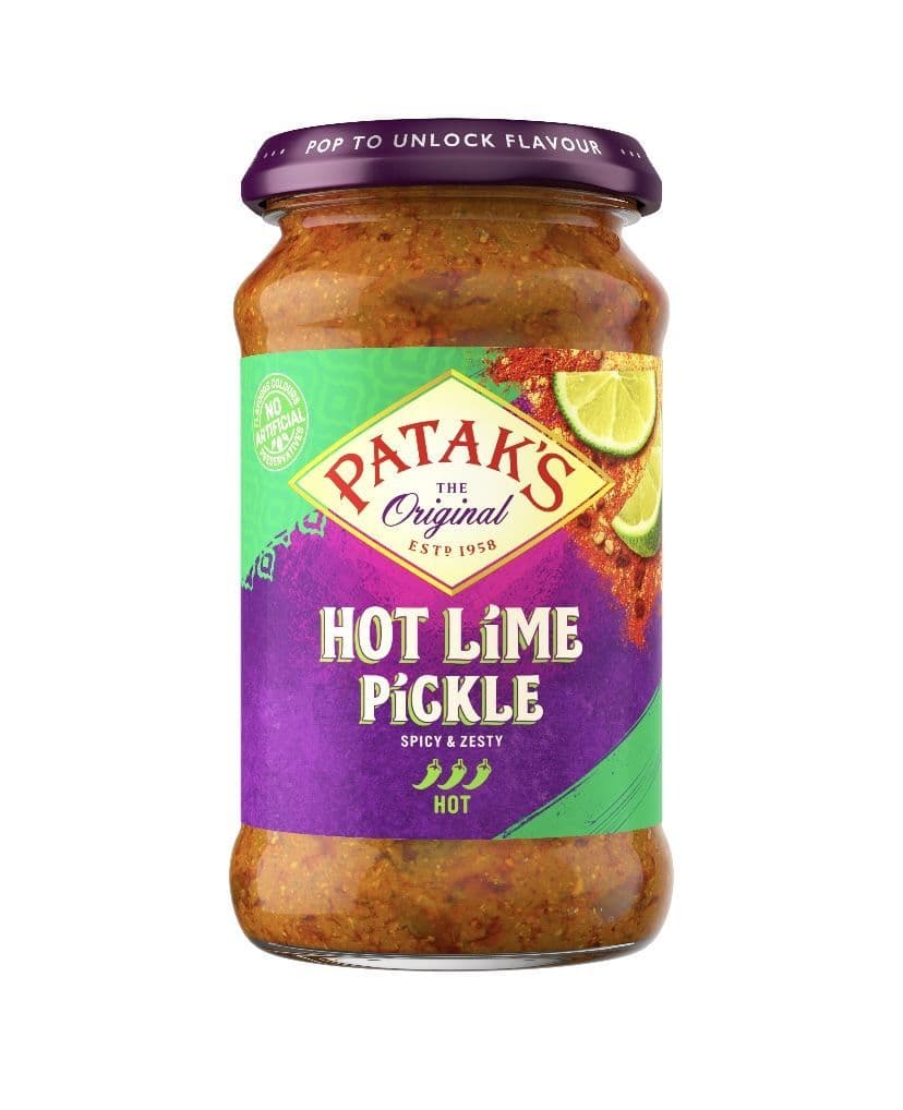 Pataks Hot Lime Pickle | Buy Online at The Asian Cookshop.