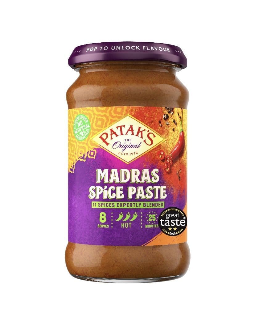 Pataks Madras Spice Paste | Buy Online at The Asian Cookshop.