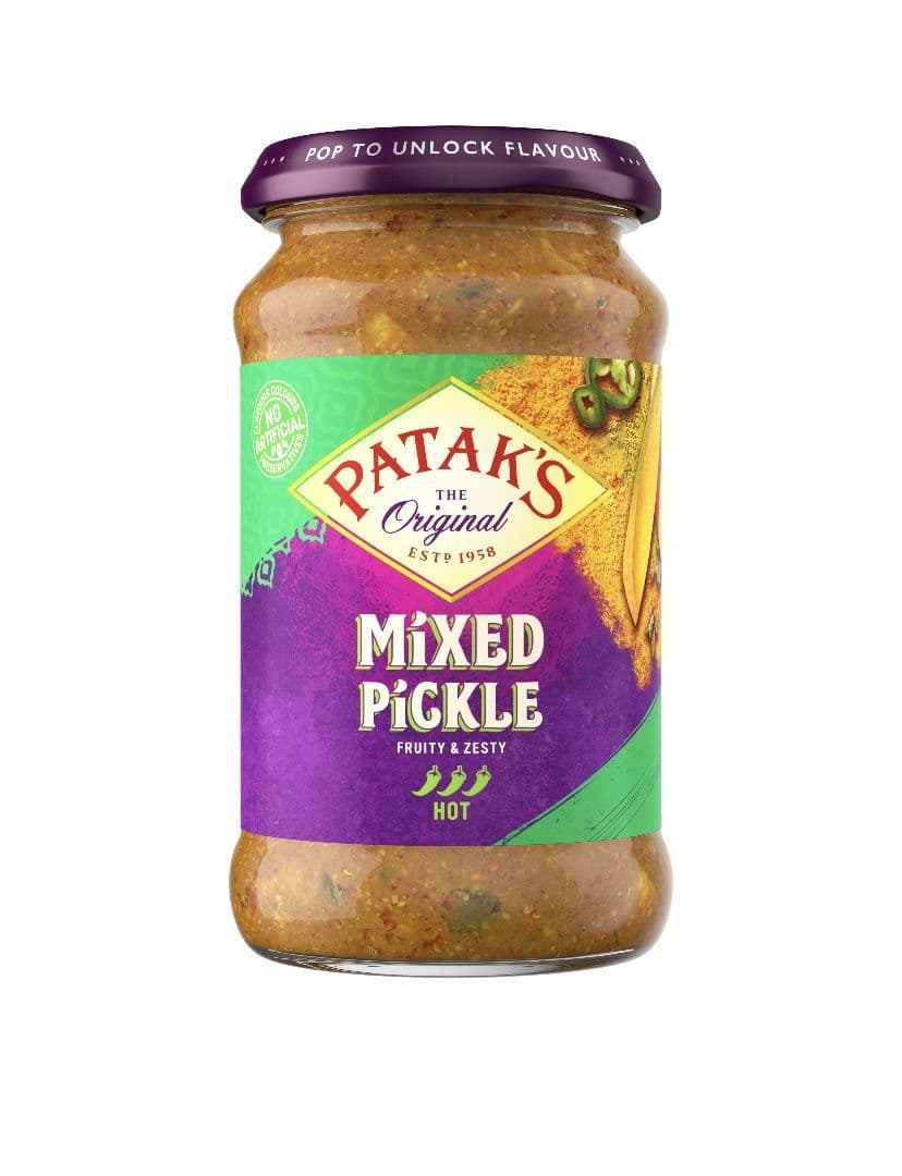 Pataks Mixed Pickle | Buy Online at The Asian Cookshop.