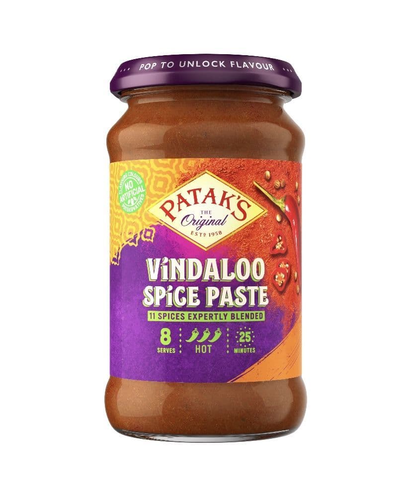 Pataks Vindaloo Spice Paste | Buy Online at The Asian Cookshop.