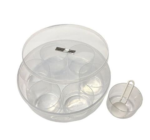 Plastic Masala Dabba Spice Box