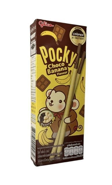 Pocky Choco Banana Flavour (Coated Biscuit Sticks) | Buy Online at the Asian Cookshop