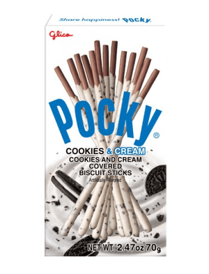Pocky Cookies & Cream Flavour Coated Biscuit Sticks