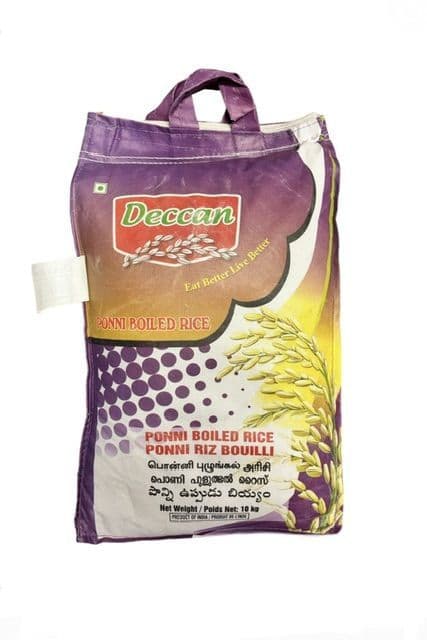 Ponni Rice (Boiled) 10KG by Deccan
