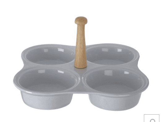 Porcelain Snack/Dip Dish (4 Bowl) | Buy Online at The Asian Cookshop.