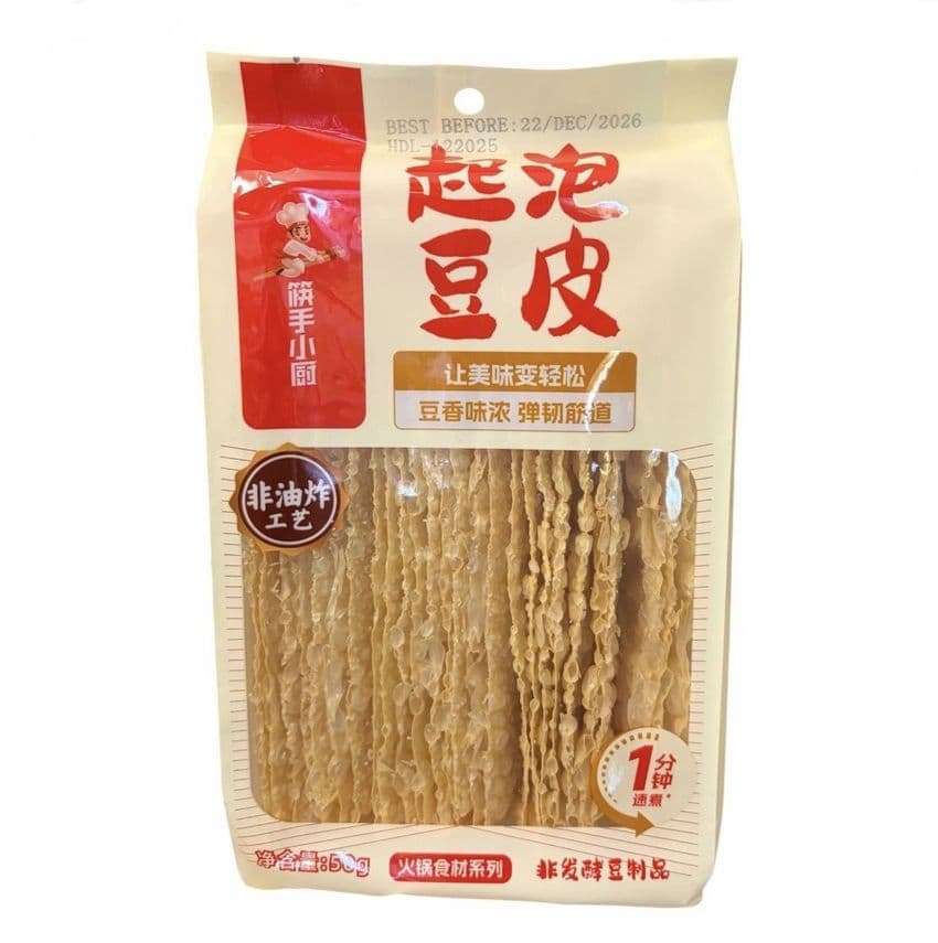 Puffed Tofu Skin (Beancurd Strips) by HDL | Buy Online at The Asian Cookshop
