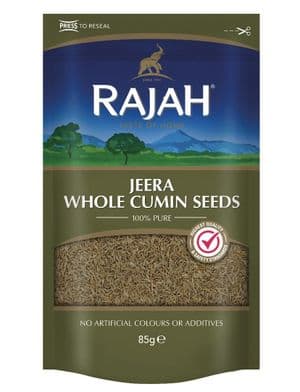 Rajah Cumin Seeds (Jeera, Cummin) (Resealable Pouch)