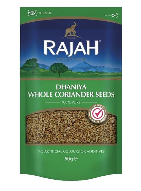 Rajah Dhaniya Coriander Seed (Resealable Pouch)