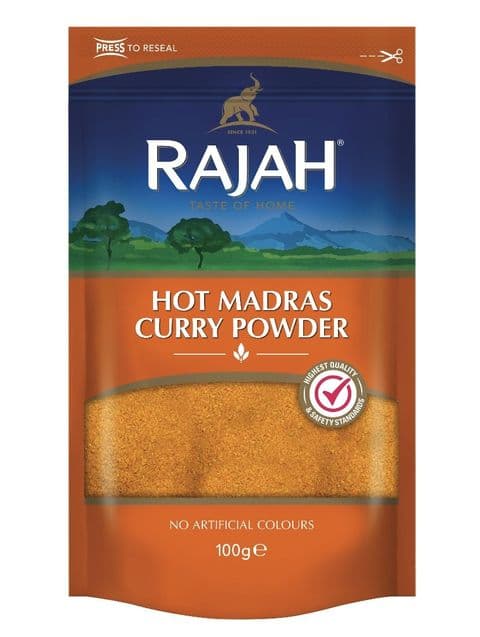 Rajah Hot Madras Curry Powder 100g
