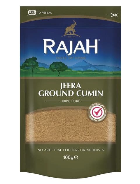 Rajah Jeera Powder (Ground Cumin) (Resealable Pouch)