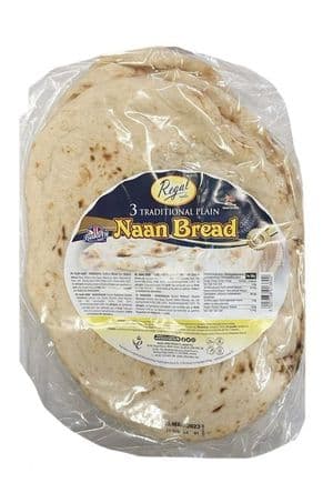 Regal Large Plain Naan Bread (3 Pack)