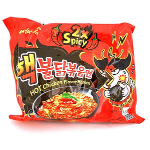 Samyang '2XSPICY' HOT Chicken Buldak Ramen (Nuclear Korean Fire Noodles)
