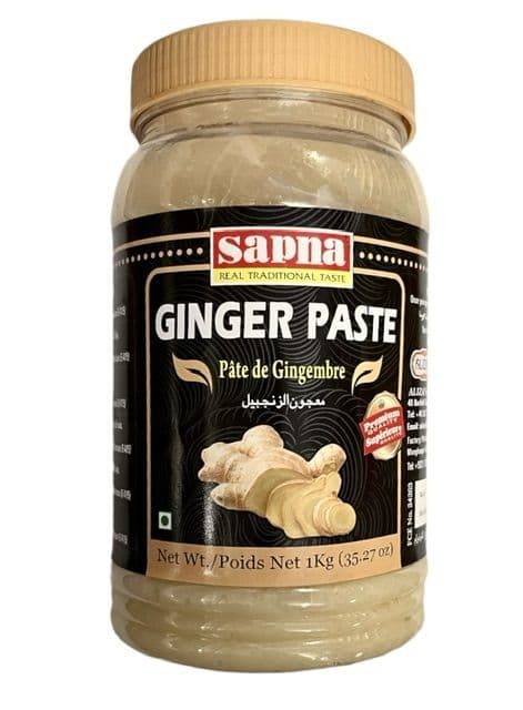 Sapna 1KG Ginger Paste [Minced]