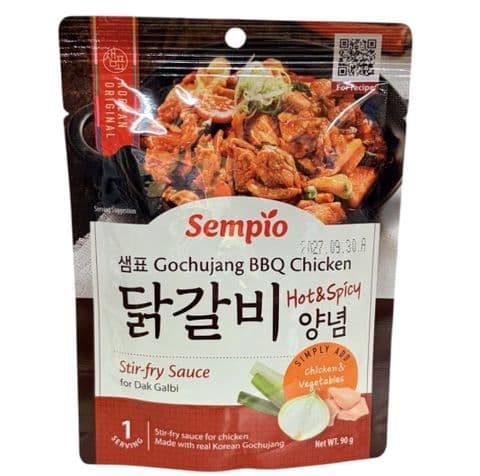 Sempio Gochujang BBQ Chicken Stir-fry Sauce (Hot & Spicy)