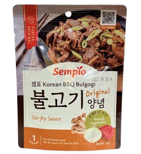 Sempio Korean BBQ Bulgogi Stir-fry Sauce