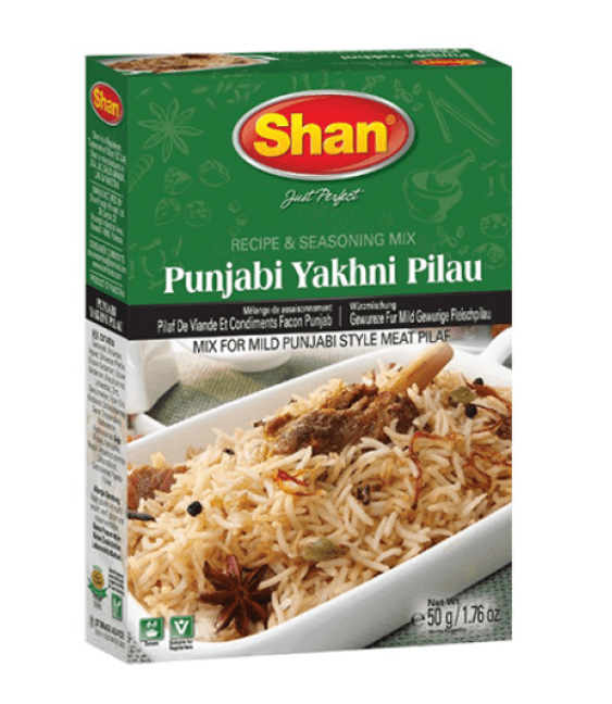 Shan Pilau Biryani Spice Mix [For Delhi Style Meat & Condiments Pilaf] | Buy Online at the Asian Cookshop
