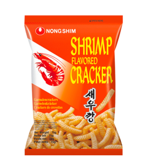 Shrimp Flavoured Crackers (Korean Prawn Crackers) by Nongshim