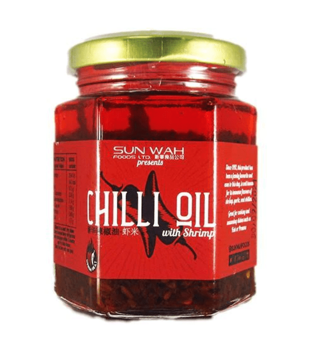 Sun Wah Chilli Oil (with Shrimps) | Buy Online at The Asian Cookshop