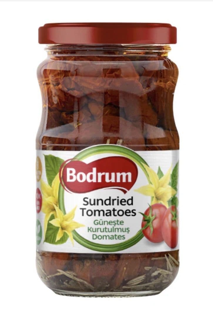 Sundried Tomatoes (in herb infused oil) by Bodrum | Buy Online at the Asian Cookshop