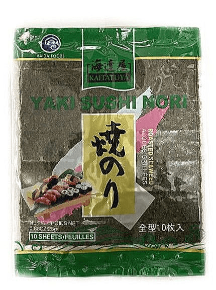Sushi Nori (Roasted Sushi Seaweed) (Yaki Nori) 10 Sheets | Buy Online at The Asian Cookshop
