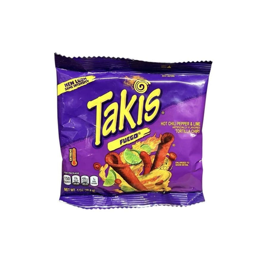 Takis Fuego (Chilli & Lime Flavour Corn Snack) | Buy Online at the Asian Cookshop