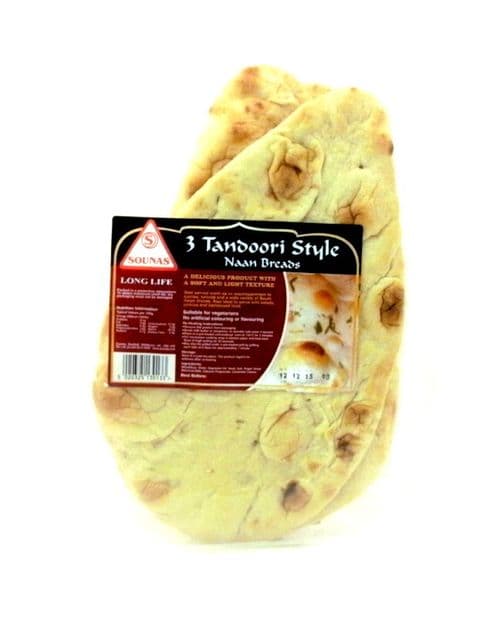 Tandoori Style Naan Breads [3] | SOUNAS